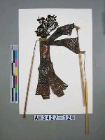 藏品(皮影戲偶—武淨)的圖片